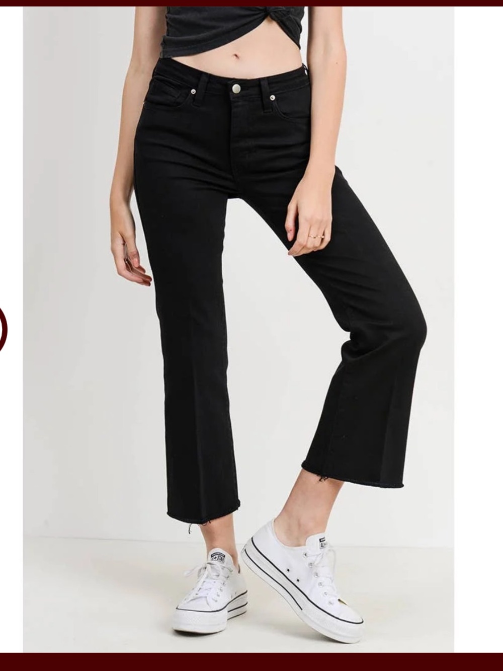 LTJ Letter to Juliet Jeans Style #LP147 Sicily Cropped Flare Denim